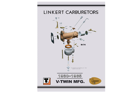1930-1965 Linkert Carburetor Parts Book - V-Twin Mfg.