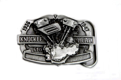 61 inch Knucklehead Engine Belt Buckle - V-Twin Mfg.