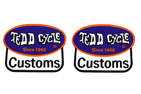 Tedd Cycle Parts and Service Patch Set - V-Twin Mfg.