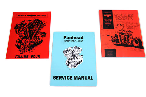 1948-1957 Panhead Book Set - V-Twin Mfg.
