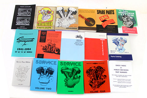 Big Twin Part & Service Manual Library Set - V-Twin Mfg.