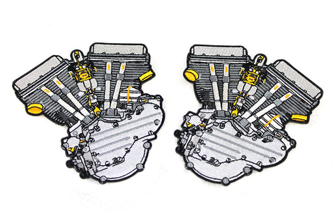 Panhead Motor Patch Set - V-Twin Mfg.