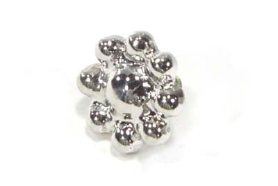 Flower Seat Decoration Chrome - V-Twin Mfg.