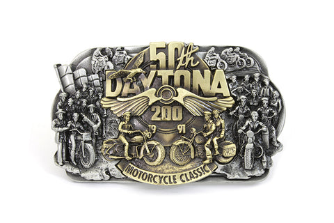 50th Daytona Belt Buckle - V-Twin Mfg.