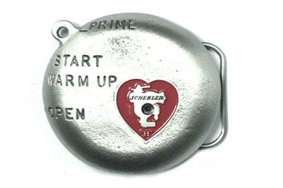 Shebler Round Belt Buckle - V-Twin Mfg.