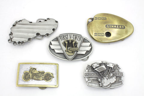 Motorcyclepedia Series Belt Buckle Set - V-Twin Mfg.