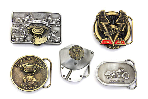 Shovelhead Belt Buckle Set - V-Twin Mfg.