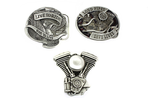 V-Twin Evolution Series Belt Buckle Set - V-Twin Mfg.