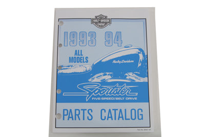 OE Factory Spare Parts Manual for 1993-1994 XL - V-Twin Mfg.