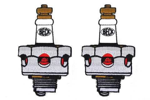 Beck 18mm Spark Plug Patches - V-Twin Mfg.