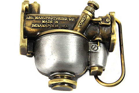 Linkert Carburetor Belt Buckle - V-Twin Mfg.
