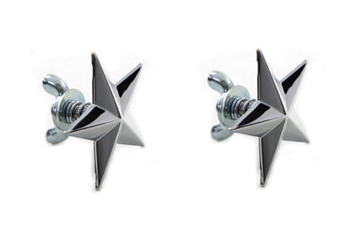 Chrome Decorative Star Stud Set - V-Twin Mfg.