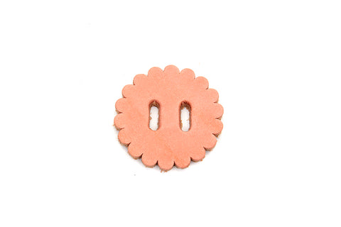 Natural Leather Concho Rosette 1-3/4 inch - V-Twin Mfg.