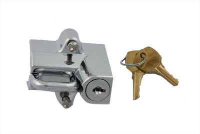 Chrome Helmet Lock - V-Twin Mfg.
