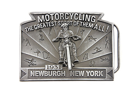 Motorcycling Belt Buckle - V-Twin Mfg.