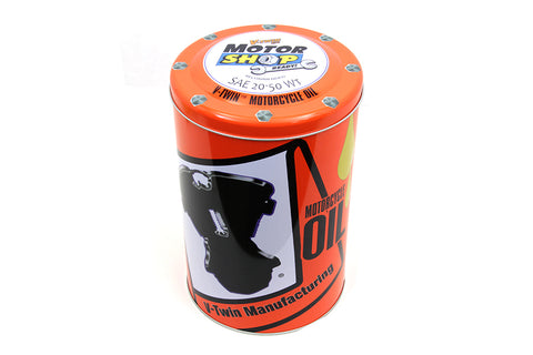 1.5 Gallon V-Twin Round Oil Can - V-Twin Mfg.
