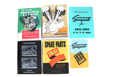 Knucklehead 6 Piece Manual Set - V-Twin Mfg.