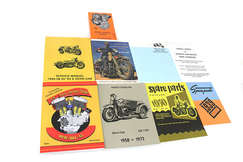 45 WL/G Manual Library Set - V-Twin Mfg.