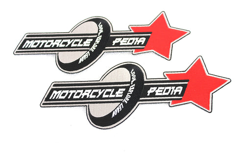 Motorcyclepedia Back Patch Set - V-Twin Mfg.