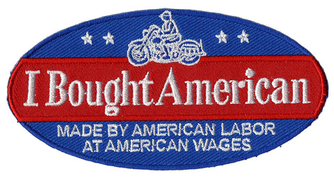 inchI Bought American inch Patches - V-Twin Mfg.