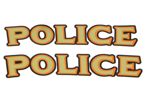 Front Fender  inchPolice inch Decal Set - V-Twin Mfg.