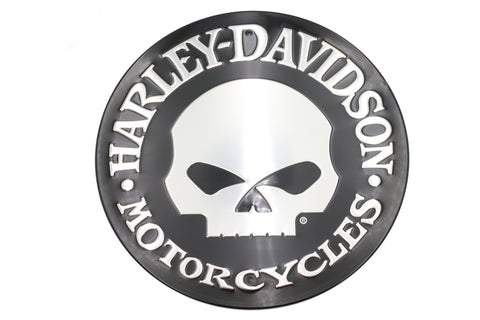 Harley Davidson Skull Tin Sign - V-Twin Mfg.