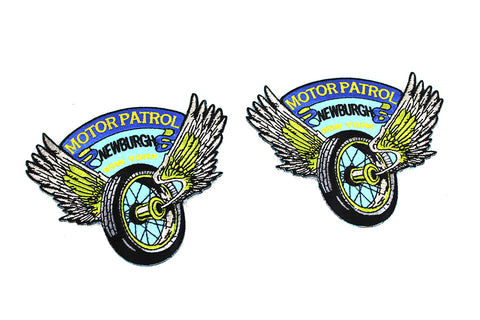 Police Motor Patrol Newburgh, NY Patches - V-Twin Mfg.