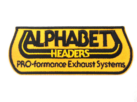 Alphabet Exhaust Patches - V-Twin Mfg.