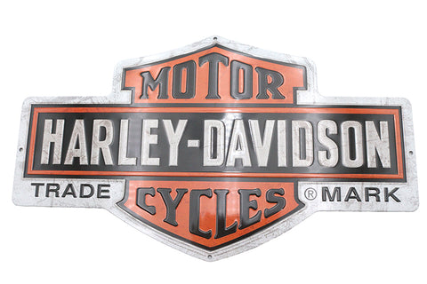 Harley Davidson Nostalgic Bar & Shield Tin Sign - V-Twin Mfg.