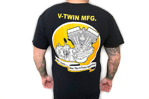 V-Twin Panhead T-Shirt Large - V-Twin Mfg.