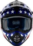 AFX FX-17 Helmet - Flag - Black - Small 0110-2369