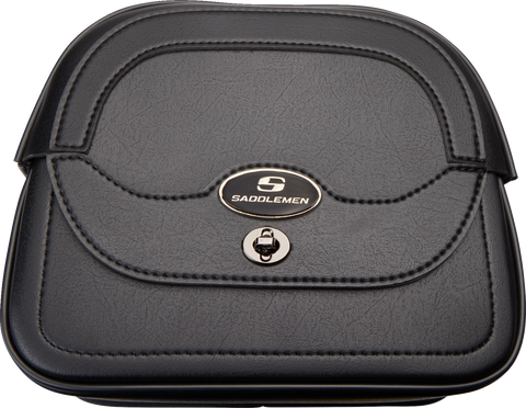SADDLEMEN Large Cruis'n Sissy Bar Bag - Black 3503-0049