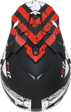 AFX FX-17 Helmet - Attack - Matte Black/Red - Large 0110-7151