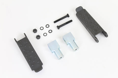 Parkerized Rear Footpeg Set - V-Twin Mfg.