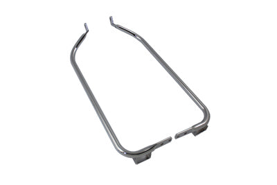 Lower Saddlebag Guard Set Chrome - V-Twin Mfg.