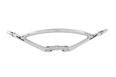 Chrome Hollywood Style Inline Handlebars - V-Twin Mfg.