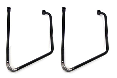 Black Adjustable Saddlebag Support Kit - V-Twin Mfg.