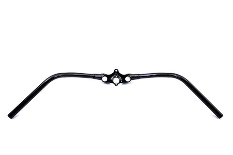Offset Spring Fork 1 inch Handlebar Black - V-Twin Mfg.