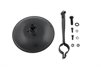 Replica 5 inch Round Mirror Black - V-Twin Mfg.