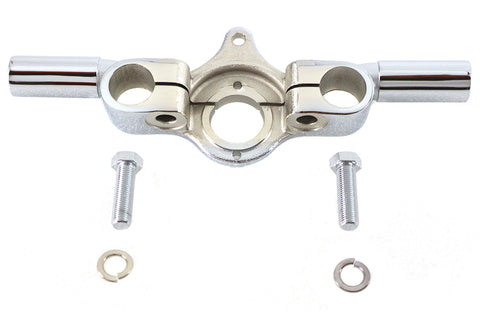 Spring Fork Top Tree Offset Chrome - V-Twin Mfg.