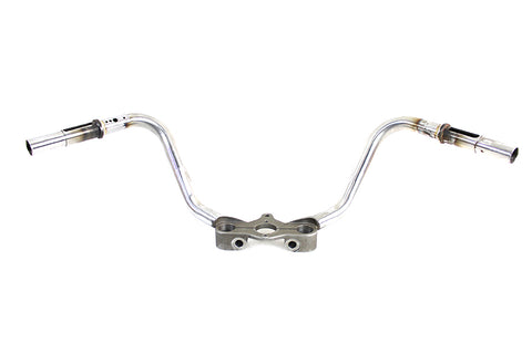 WR Hillclimber Spring Fork Inline Handlebar Raw - V-Twin Mfg.