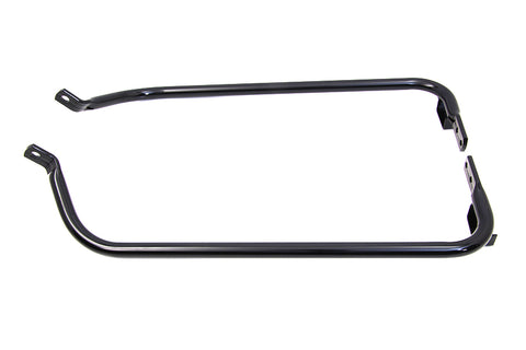 Lower Saddlebag Guard Set Black - V-Twin Mfg.