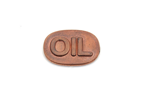 45 inch Oil Tank Emblem - V-Twin Mfg.