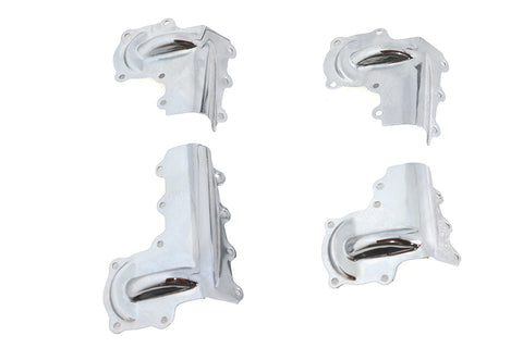Knucklehead Rocker Tin Set Chrome - V-Twin Mfg.