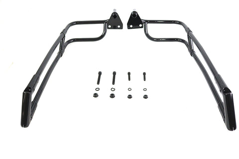 Black Saddlebag Rail Set - V-Twin Mfg.