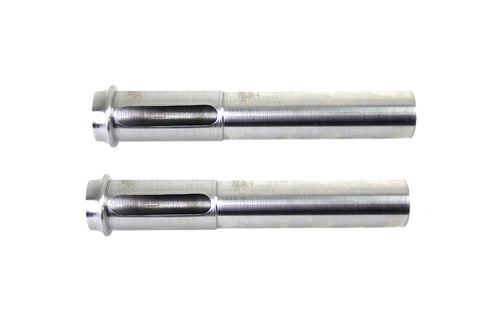 Handlebar Spiral End Set Raw - V-Twin Mfg.