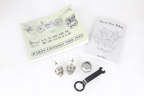 JD Spark Plug & Parts Book Set - V-Twin Mfg.