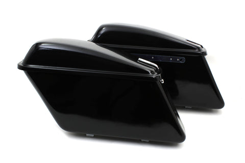 Replica Saddlebag Set Black - V-Twin Mfg.
