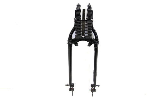 18 inch Inline Spring Fork Assembly Black - V-Twin Mfg.