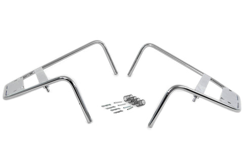 Bubble Bag Chrome Mount Bracket Set - V-Twin Mfg.